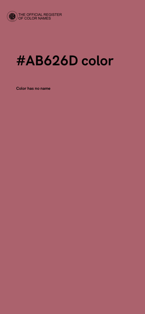 #AB626D color image