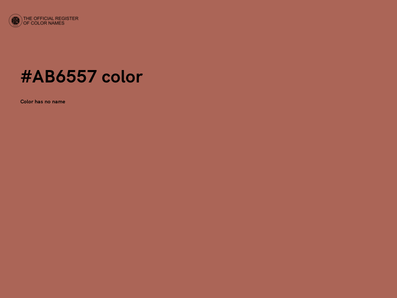 #AB6557 color image