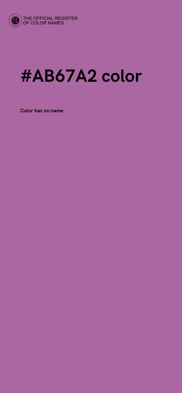 #AB67A2 color image
