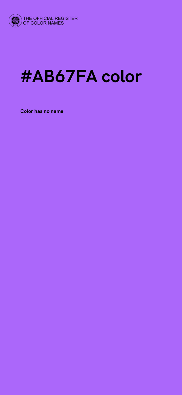 #AB67FA color image