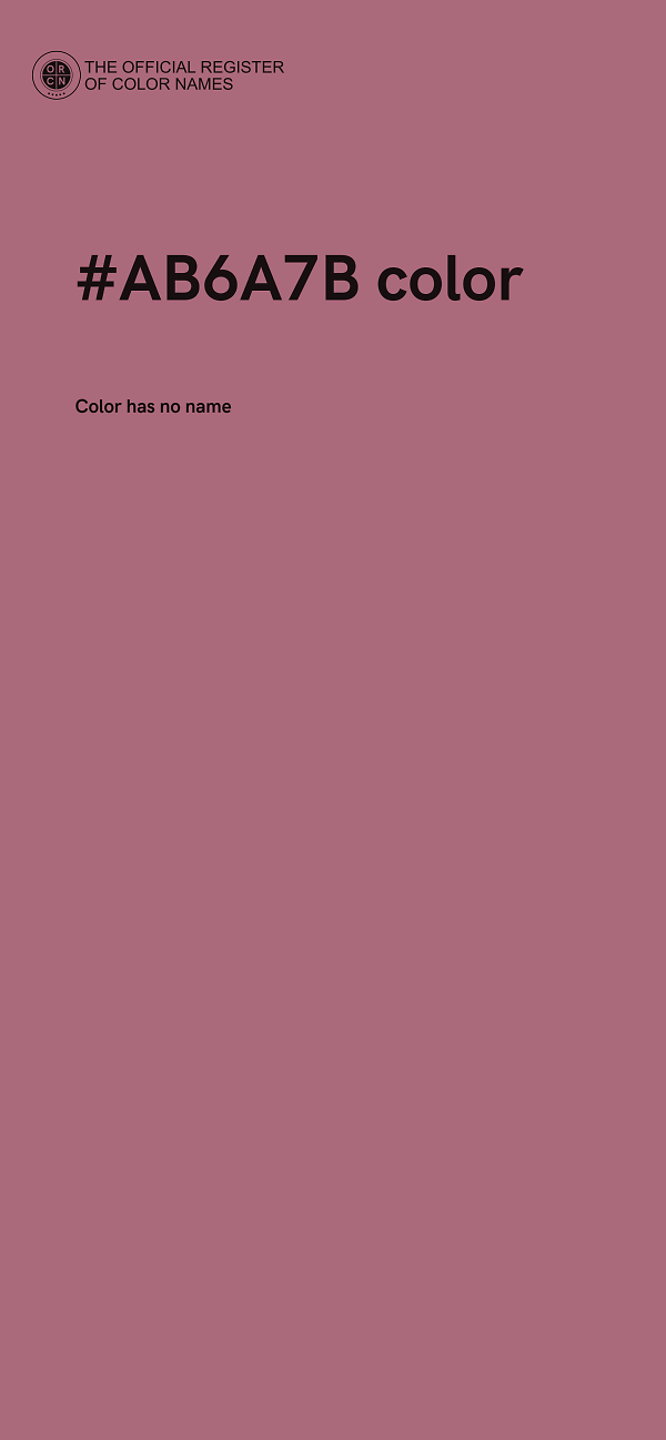 #AB6A7B color image