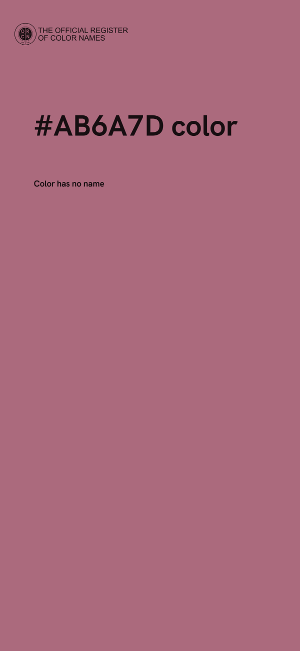 #AB6A7D color image