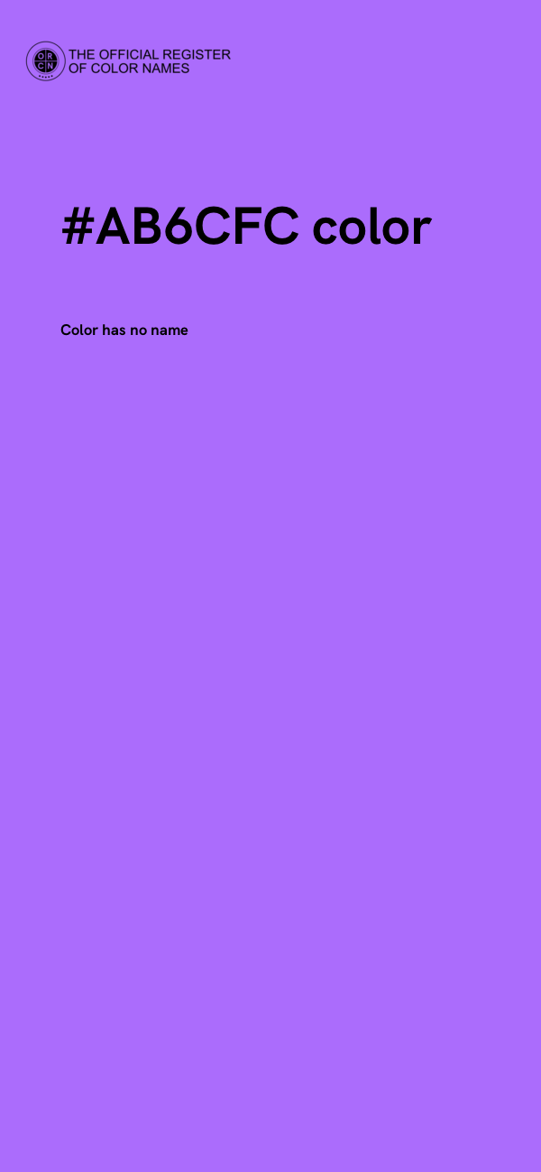 #AB6CFC color image