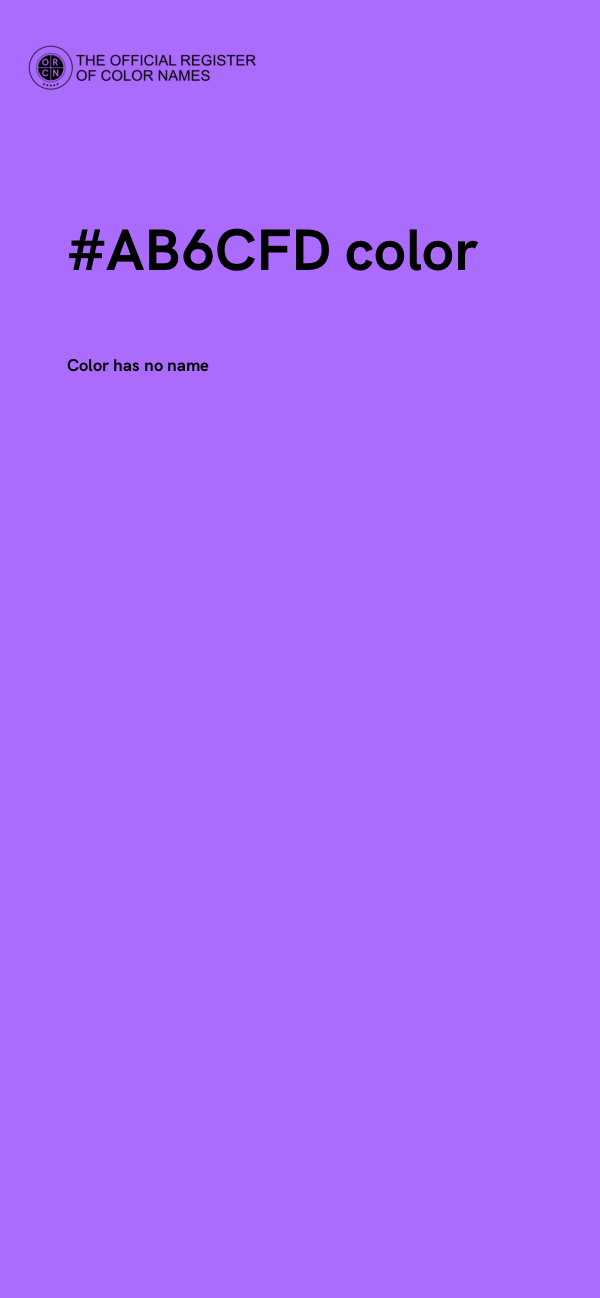 #AB6CFD color image