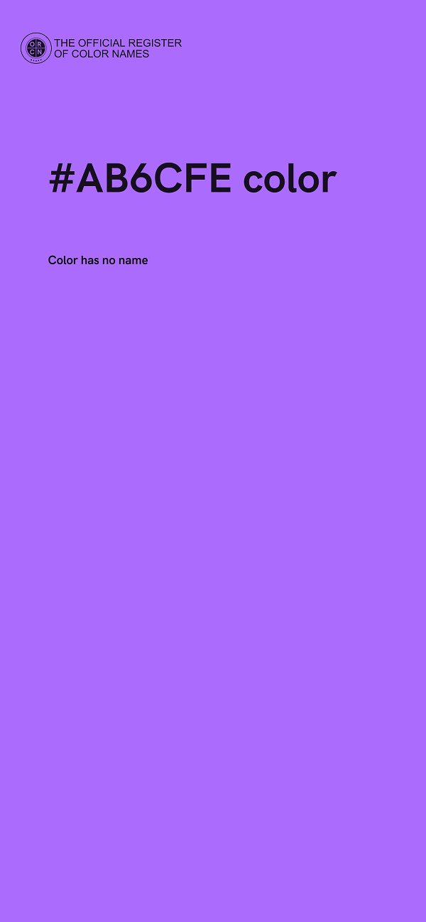 #AB6CFE color image