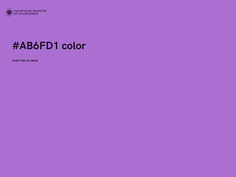 #AB6FD1 color image