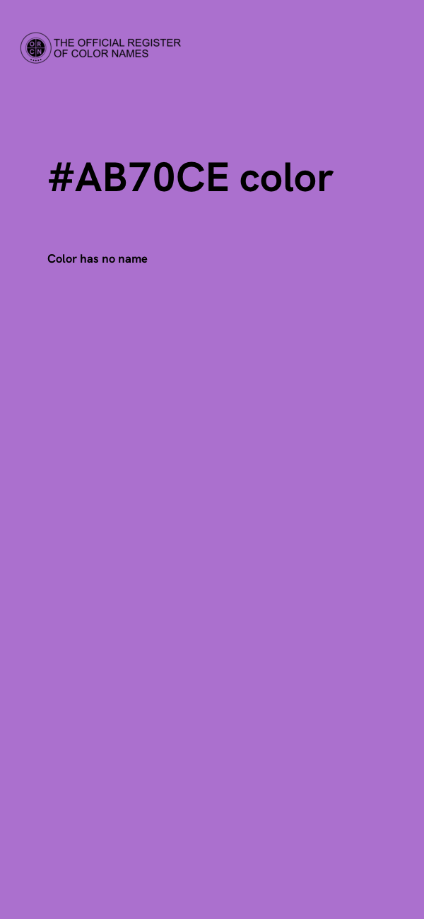#AB70CE color image
