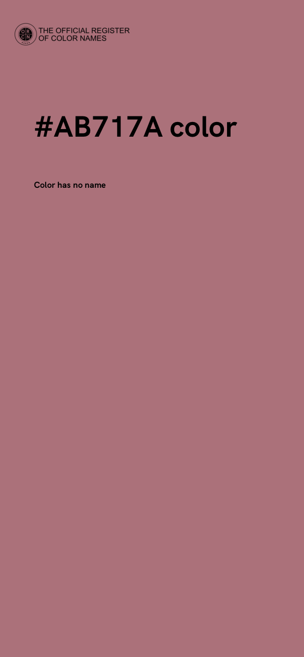 #AB717A color image