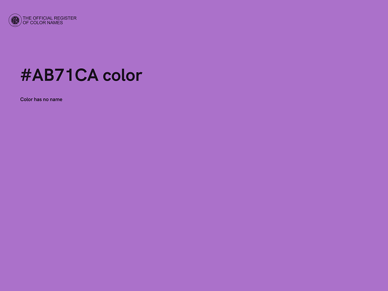 #AB71CA color image