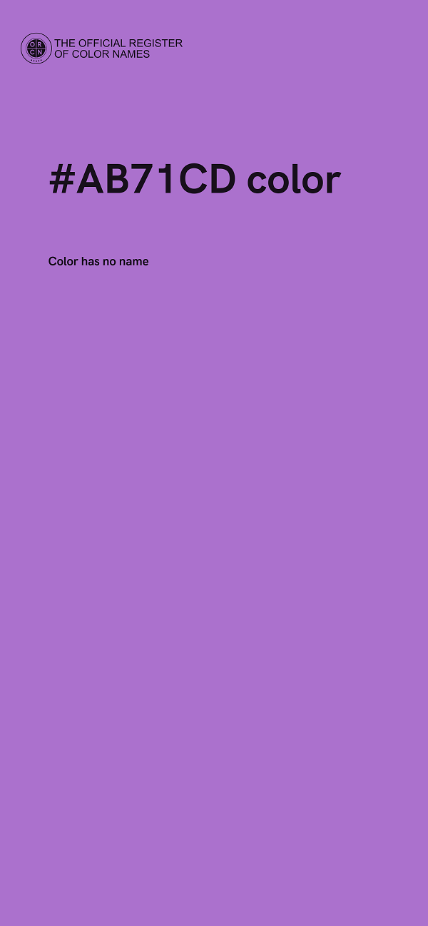 #AB71CD color image