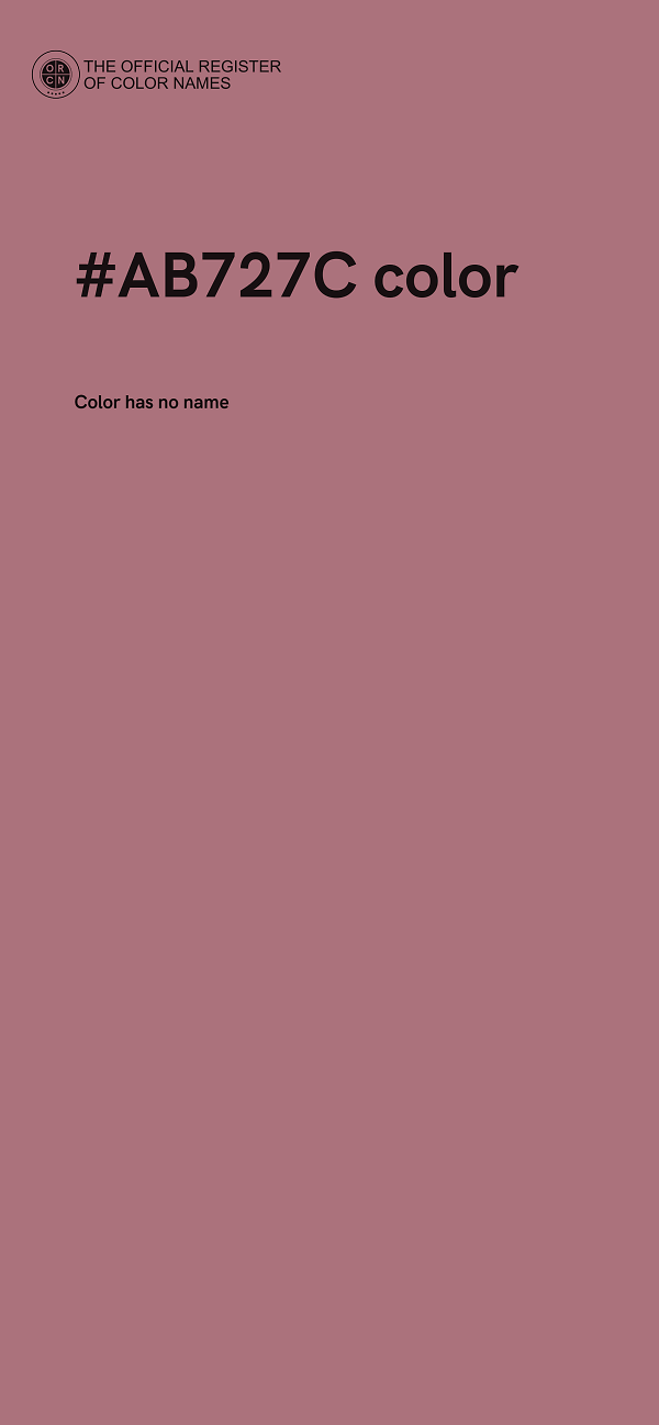 #AB727C color image