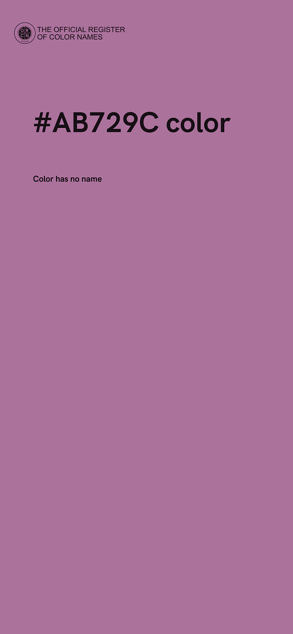 #AB729C color image