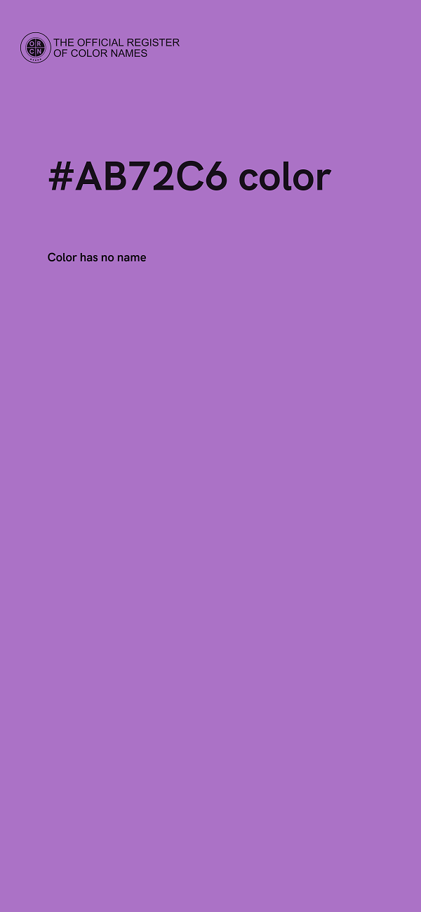 #AB72C6 color image