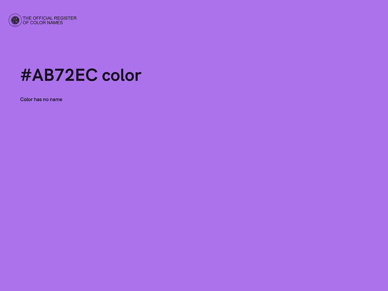 #AB72EC color image