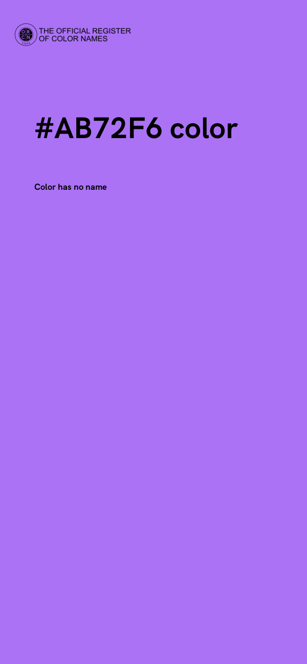 #AB72F6 color image