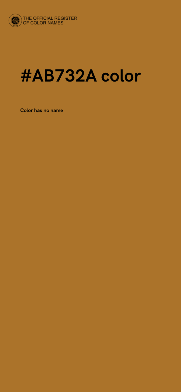 #AB732A color image