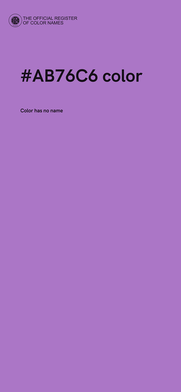 #AB76C6 color image
