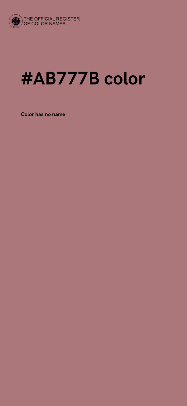 #AB777B color image