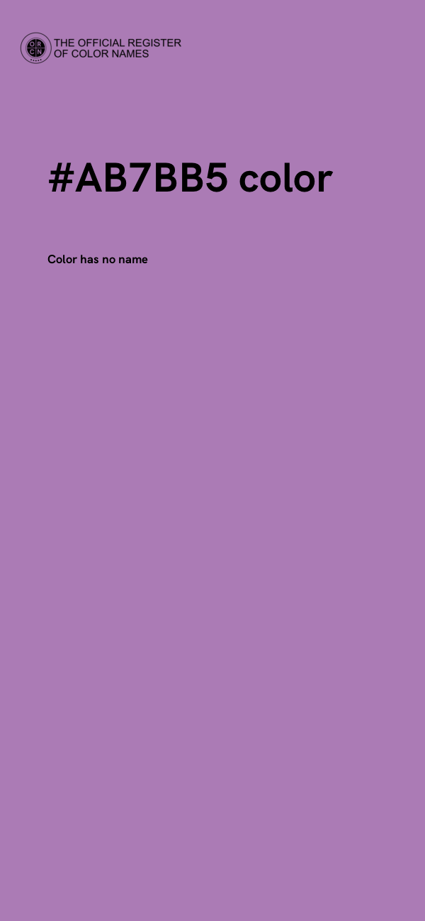#AB7BB5 color image