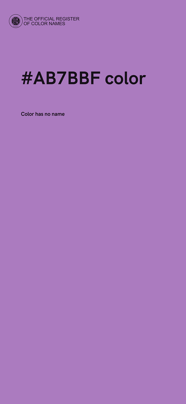 #AB7BBF color image