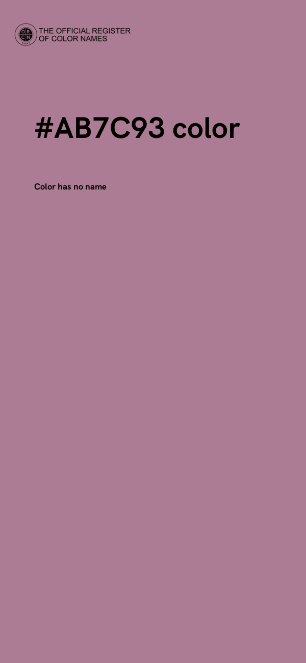 #AB7C93 color image