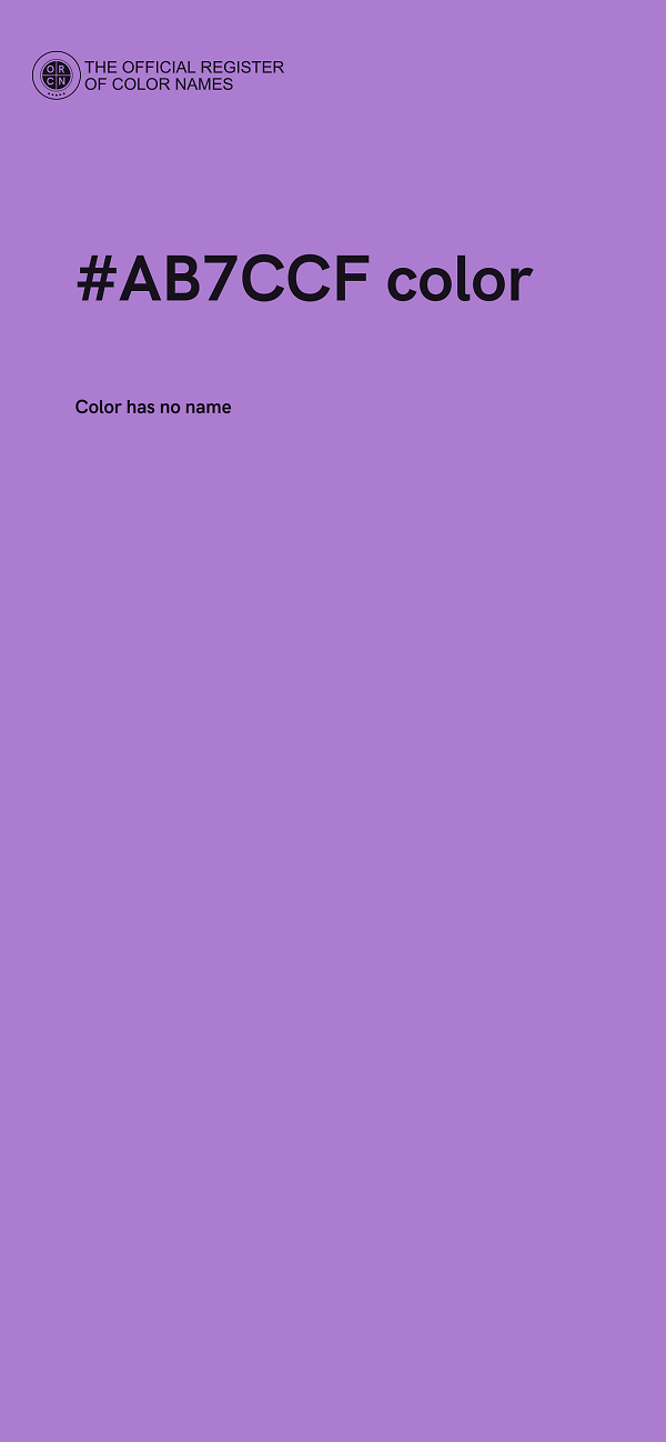 #AB7CCF color image