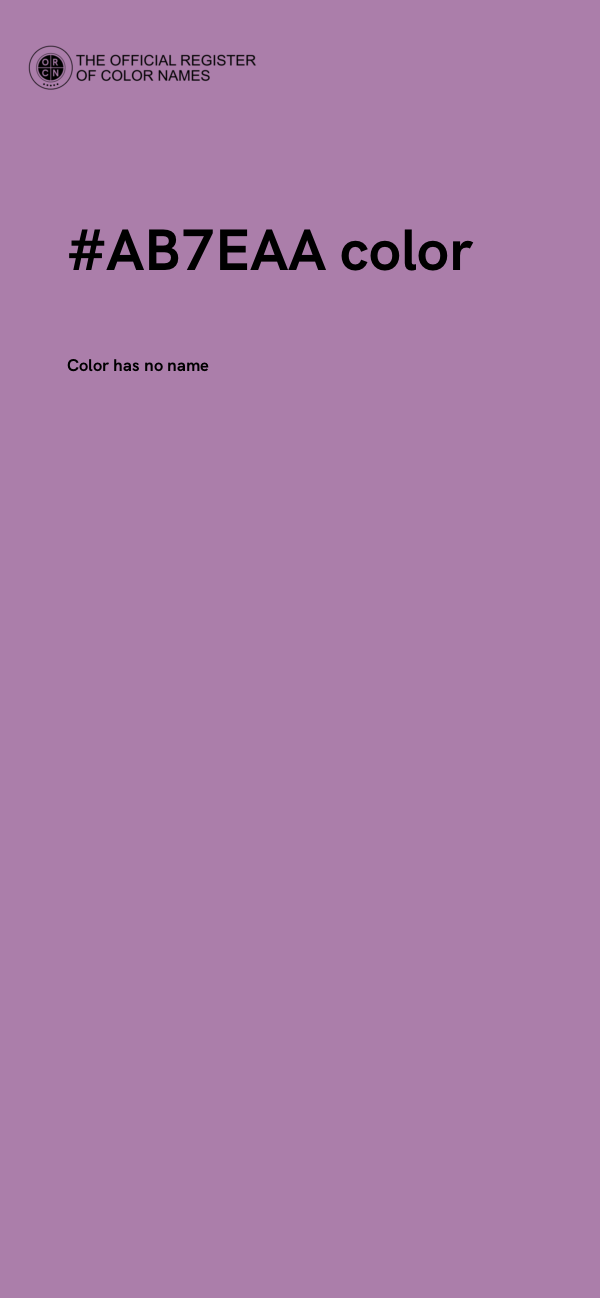 #AB7EAA color image