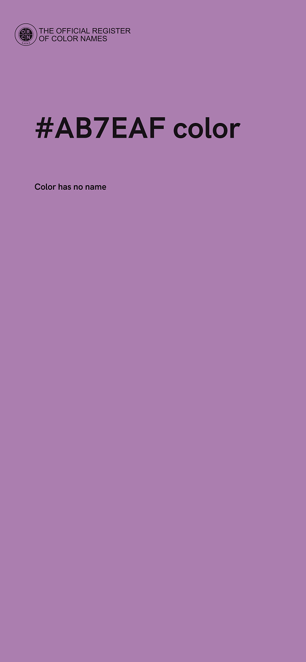 #AB7EAF color image