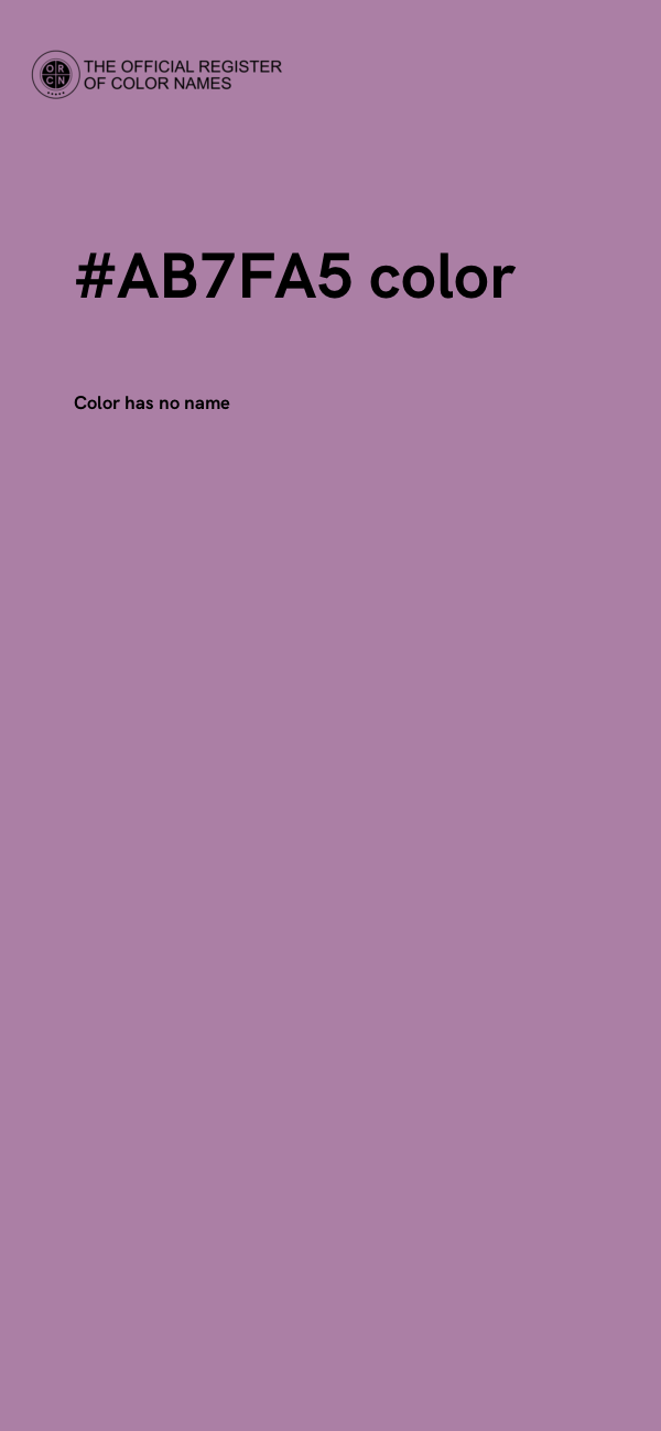 #AB7FA5 color image