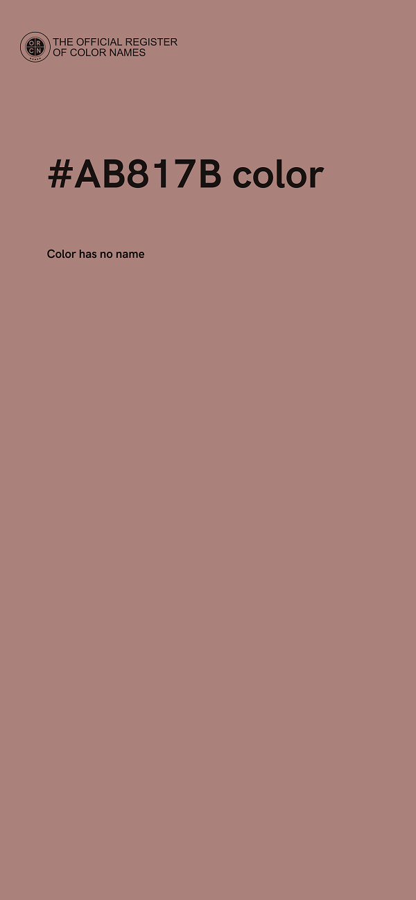 #AB817B color image