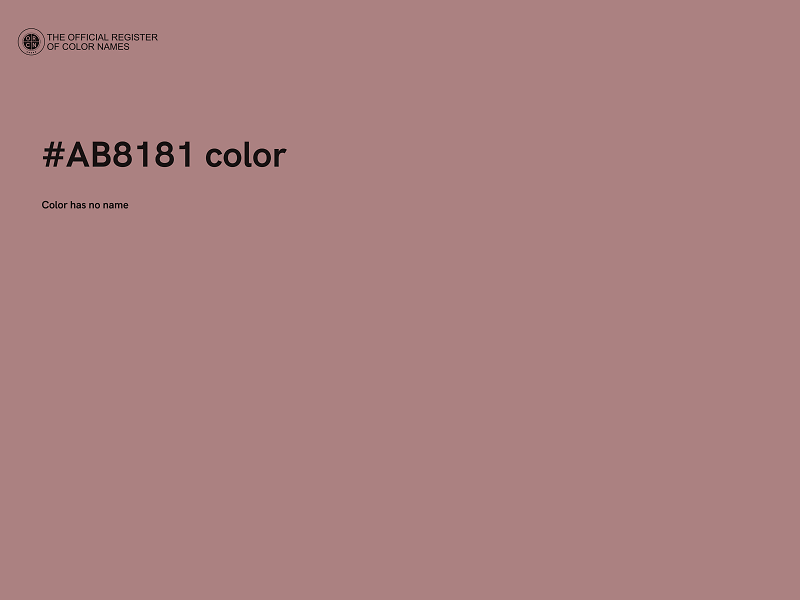 #AB8181 color image