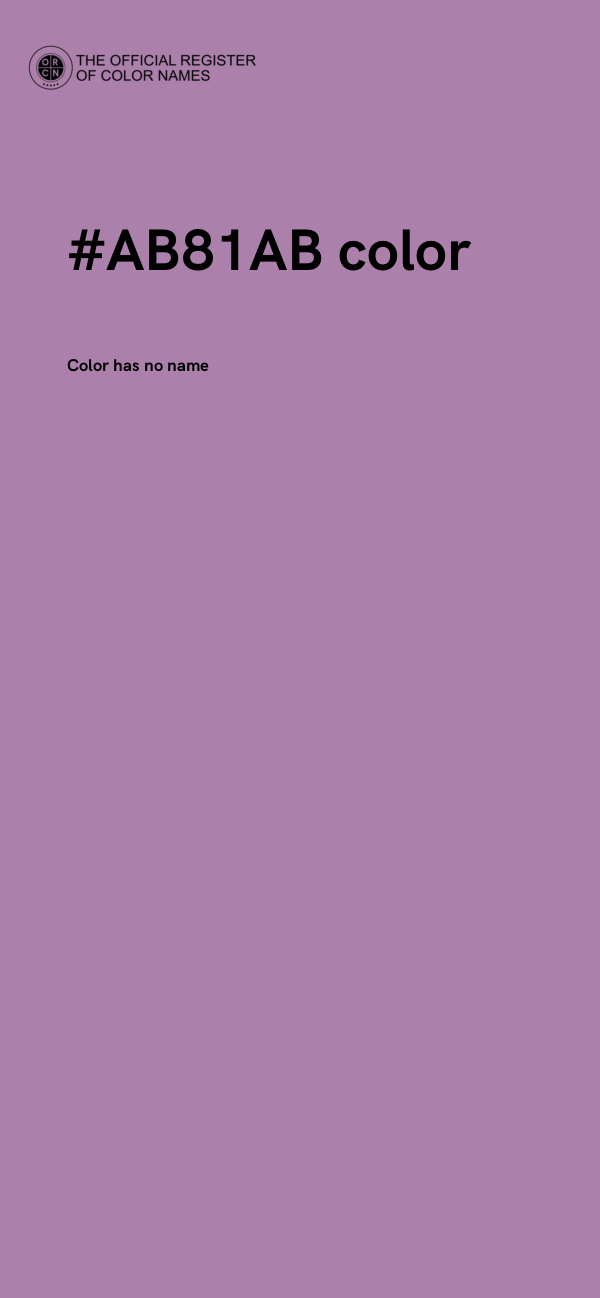 #AB81AB color image