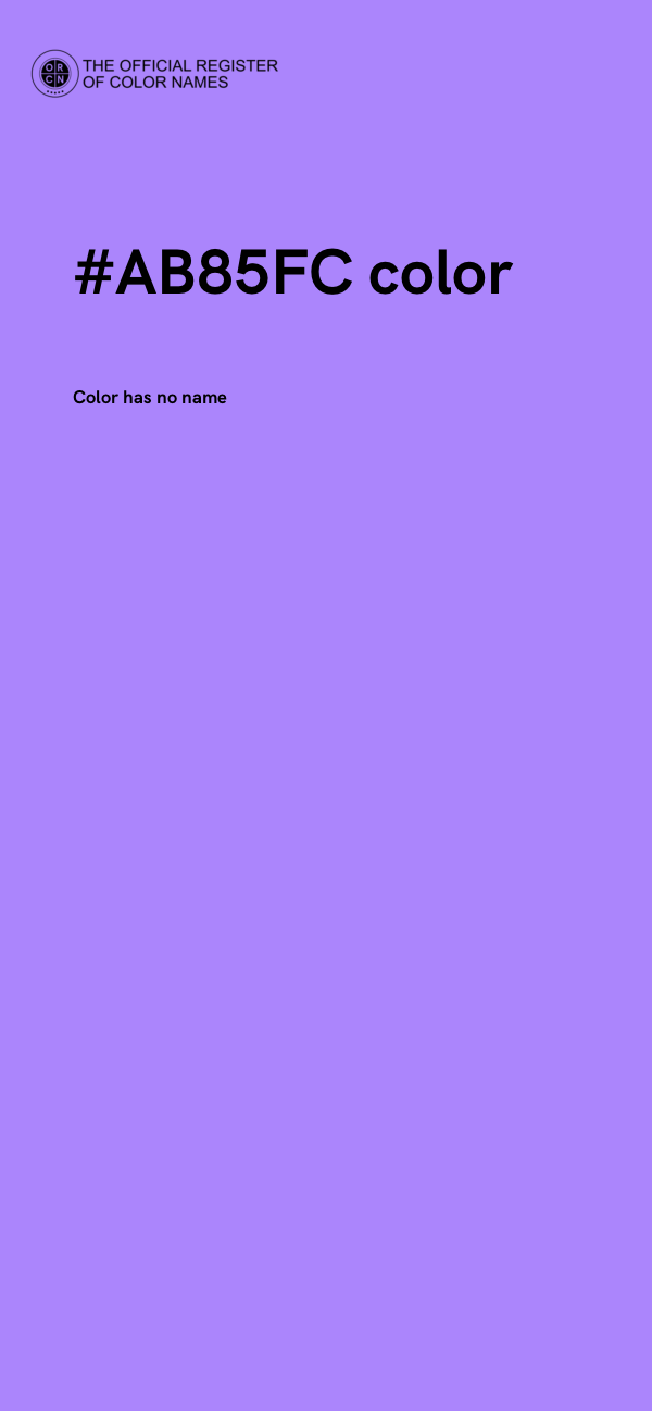 #AB85FC color image