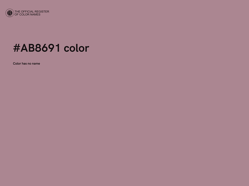 #AB8691 color image