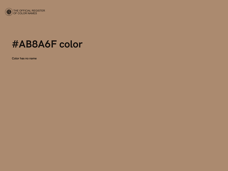 #AB8A6F color image