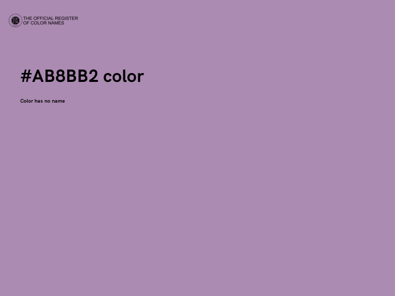 #AB8BB2 color image