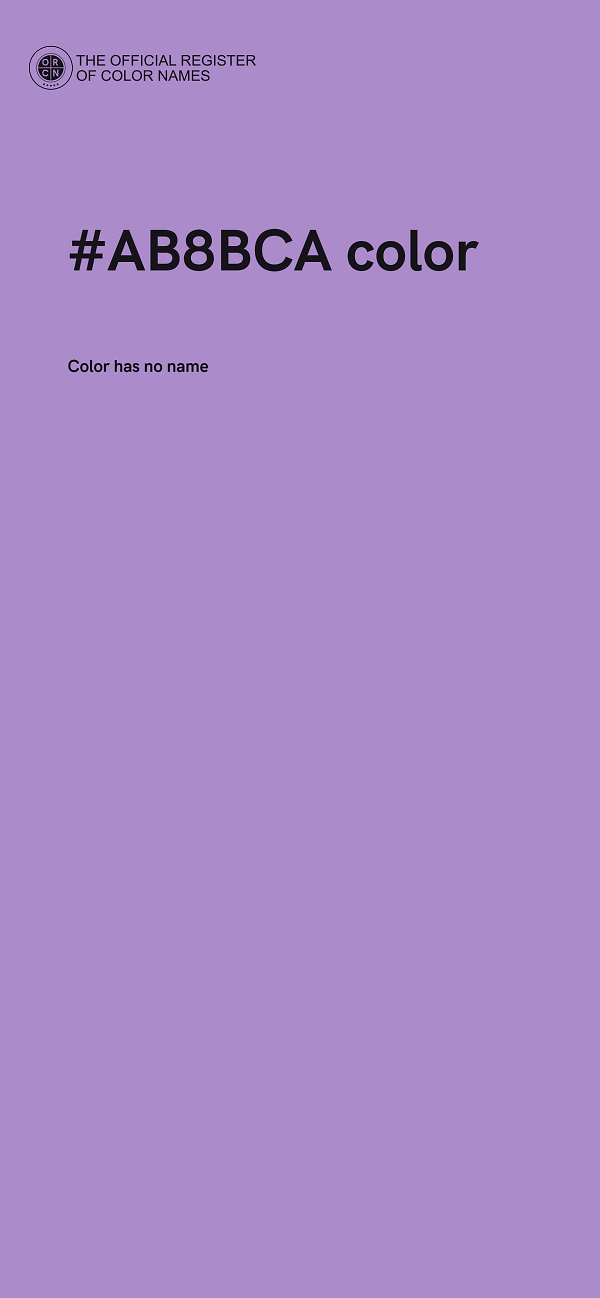 #AB8BCA color image