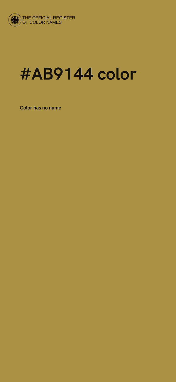 #AB9144 color image