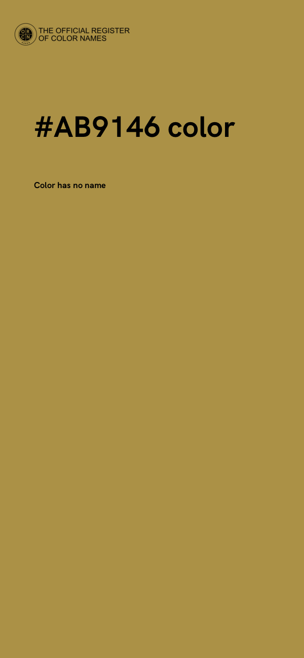 #AB9146 color image