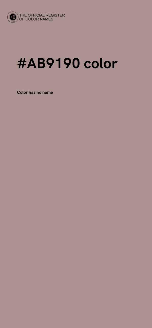 #AB9190 color image