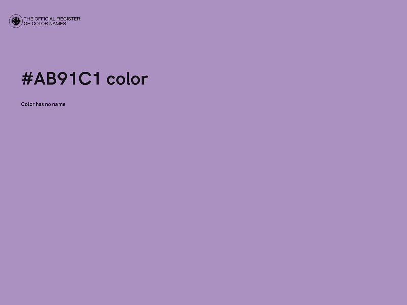 #AB91C1 color image