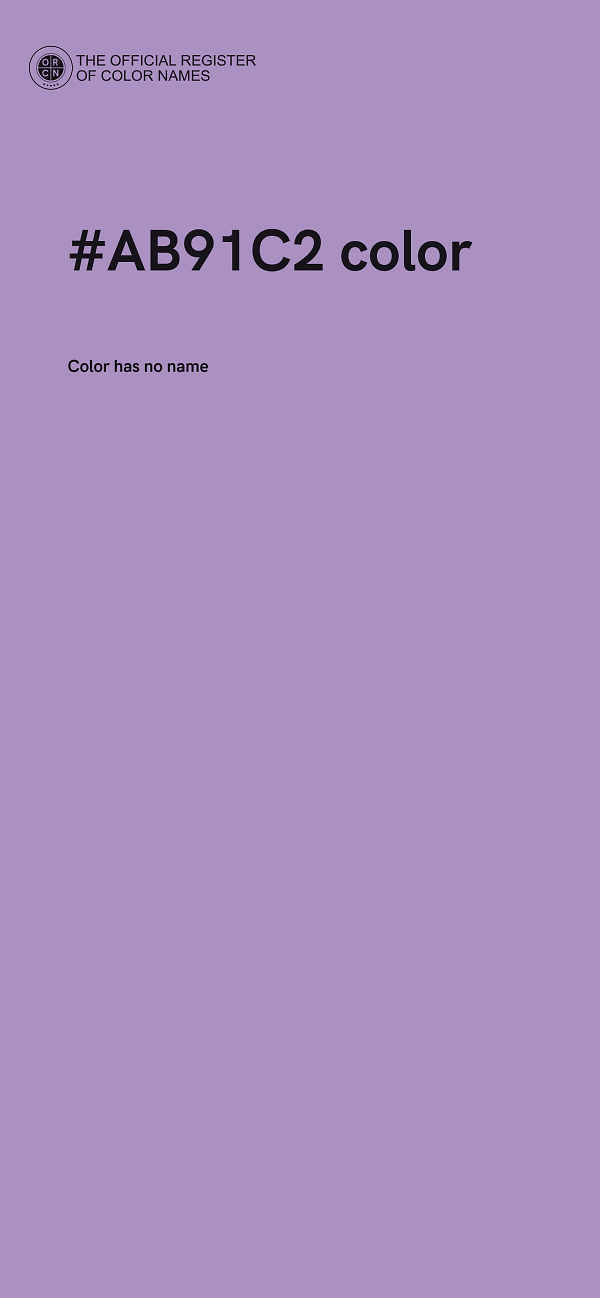 #AB91C2 color image