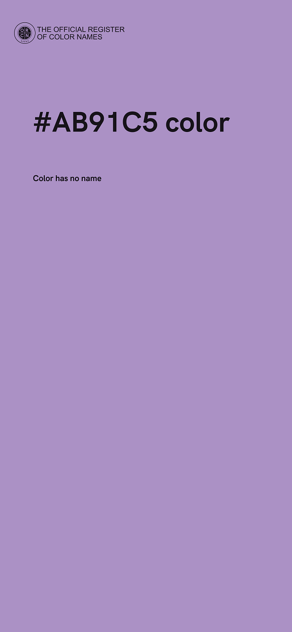 #AB91C5 color image