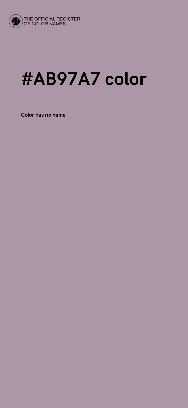 #AB97A7 color image