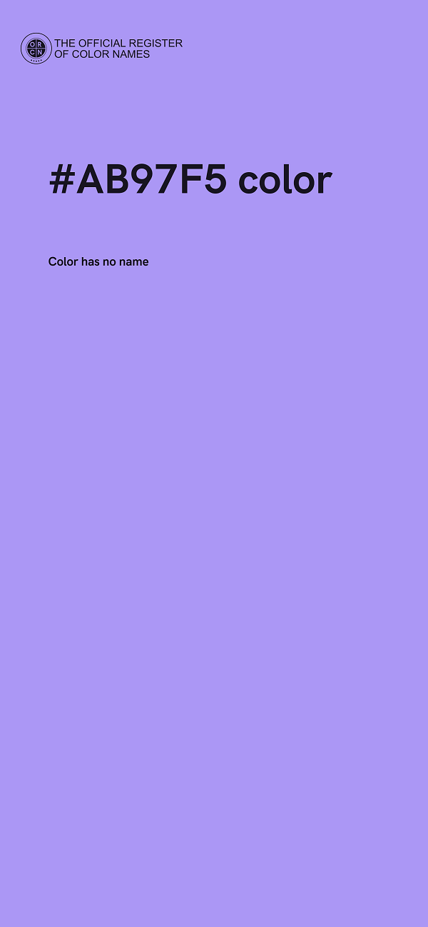 #AB97F5 color image