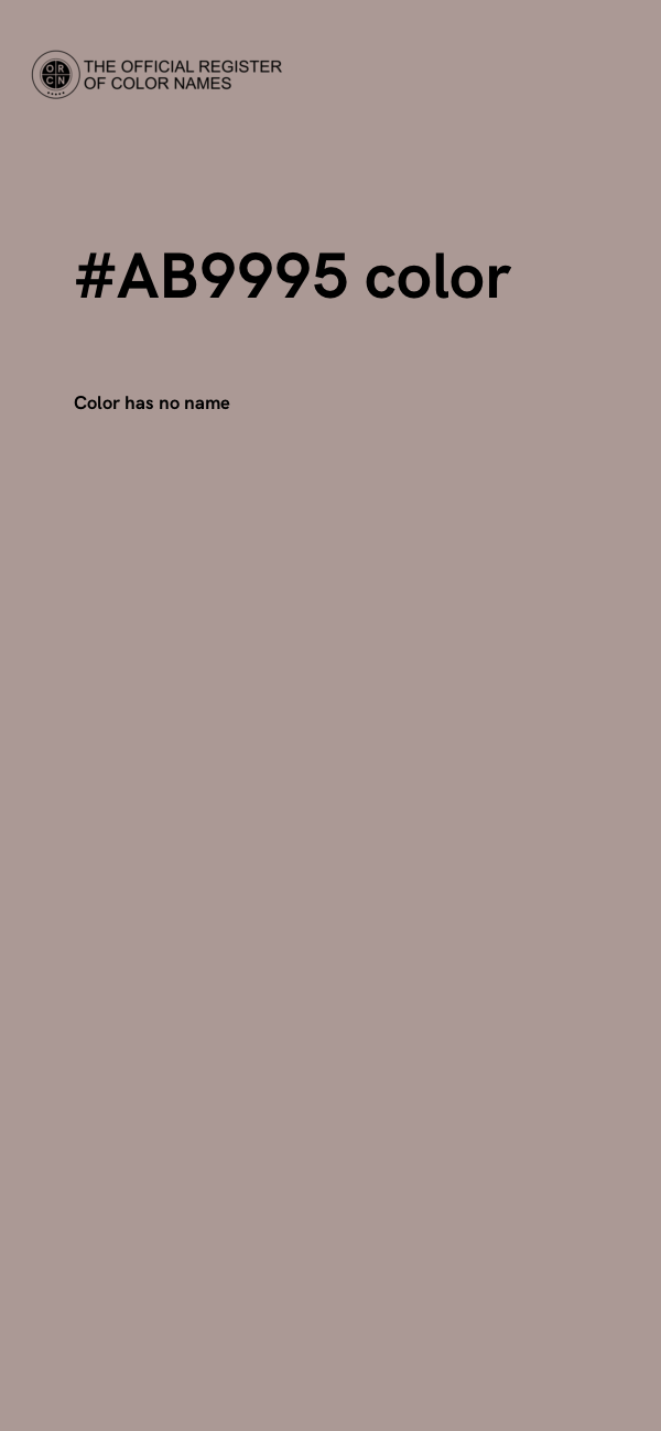 #AB9995 color image