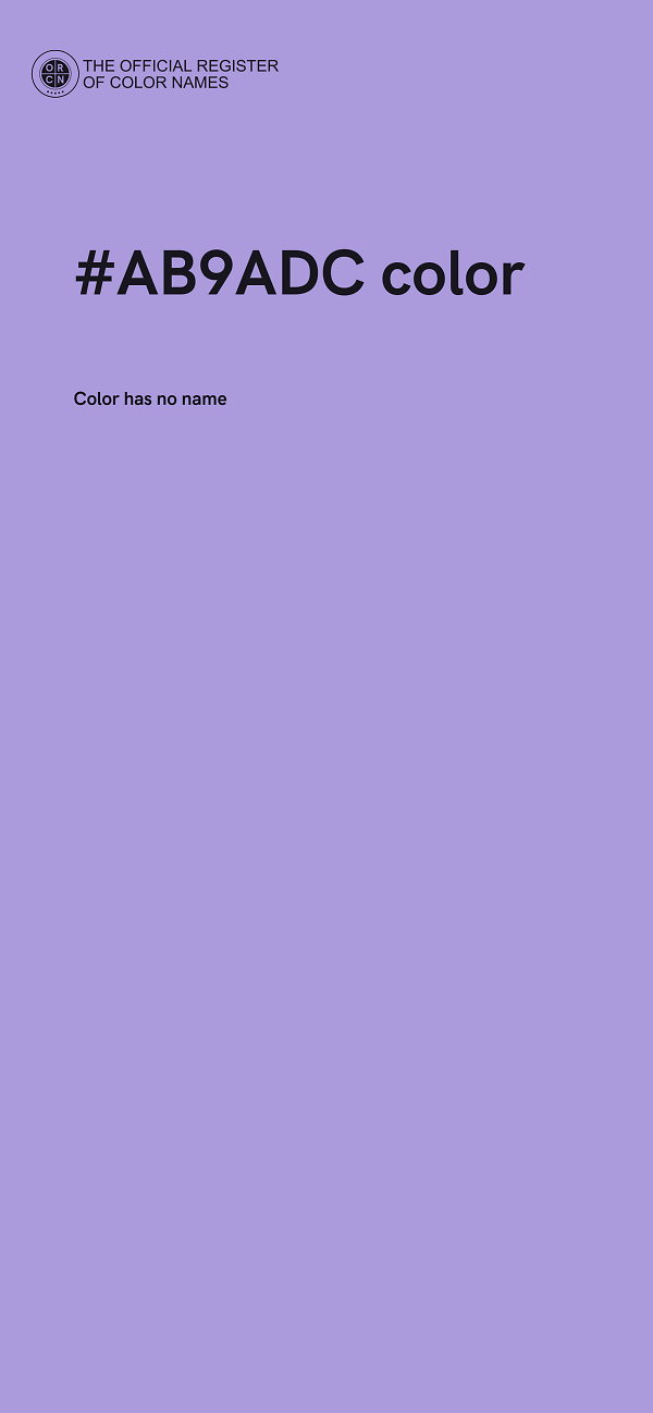 #AB9ADC color image