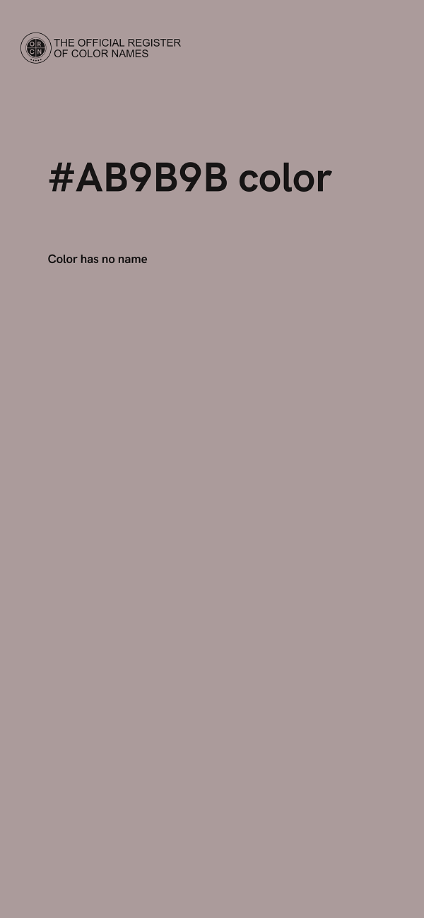 #AB9B9B color image