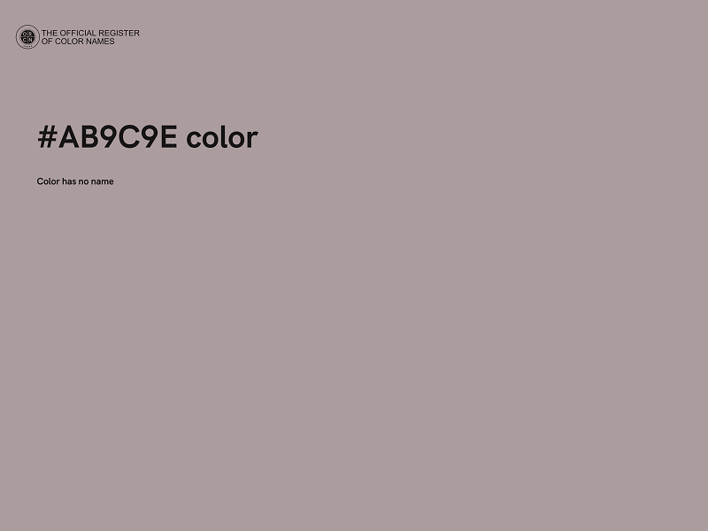 #AB9C9E color image