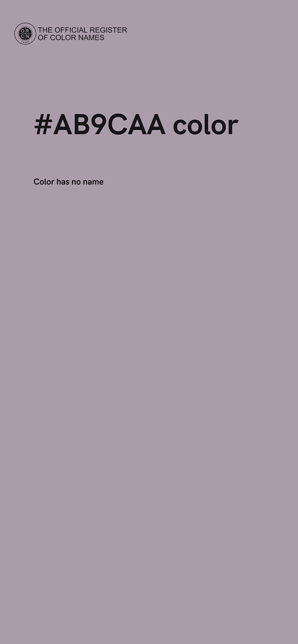 #AB9CAA color image